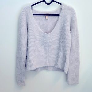 Lavender sweater from Forever 21
